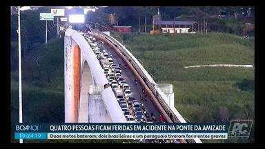 Boa Noite Paran Quatro Pessoas Ficam Feridas Em Acidente Na Ponte Da