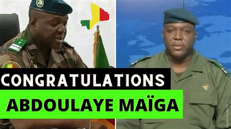 Mali Le Colonel Abdoulaye Maïga Nommé Premier Ministre Par Intérim