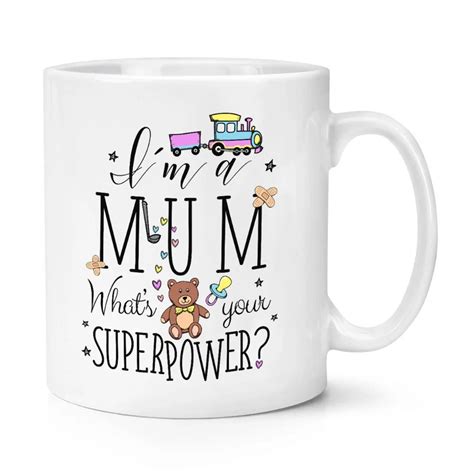 Power Mum Mugs Beer Cup Coffee Mug Ceramic Tea Cups Home Decor Kitchen