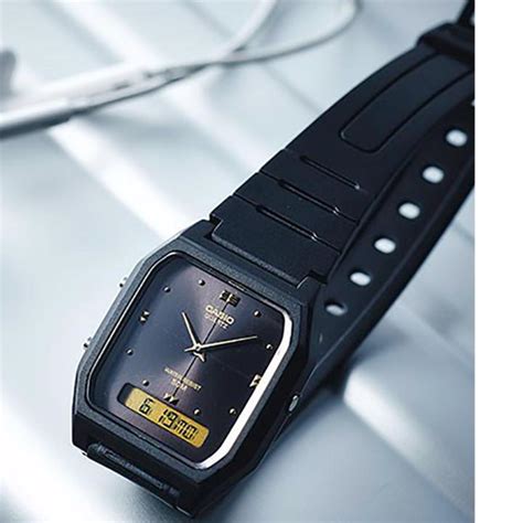 Casio Dual Time Analog Digital Resin Strap Watch Aw He A Lazada Ph