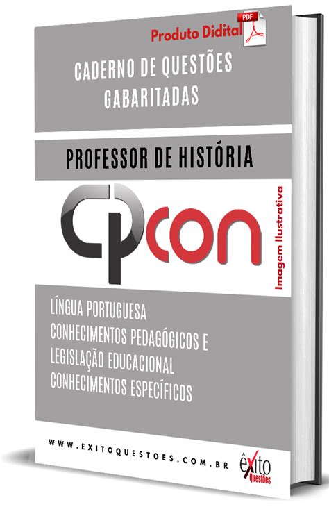 Caderno De QuestÕes Gabaritadas Professor De HistÓria Cpcon 2023