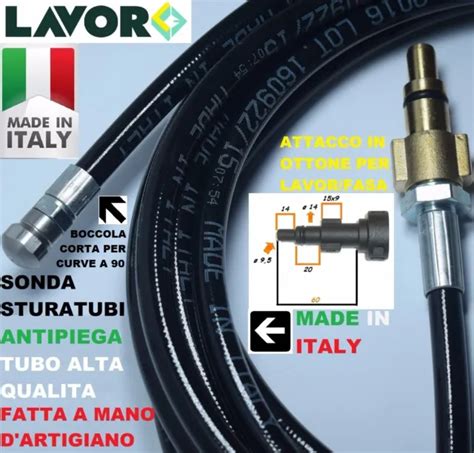 Sonda Spurgatubi Mt Metri Sturatubi Professionale Antipiega Per