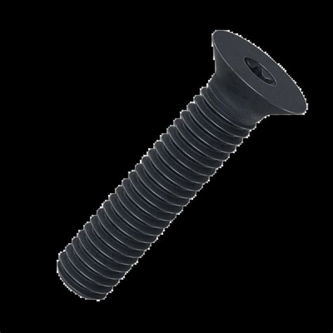 M10 X 80mm T50 Torx Countersunk Screws ISO 10642 Black Stainless