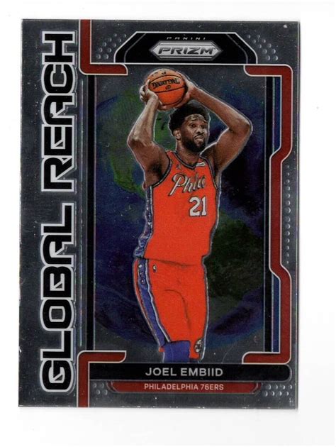 2021 Panini Prizm 2 Joel Embiid Global Reach NM EBay