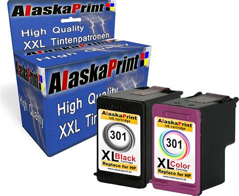 Alaskaprint Refilled Ink Cartridge Replacement For Hp 301 XL HP 301XL