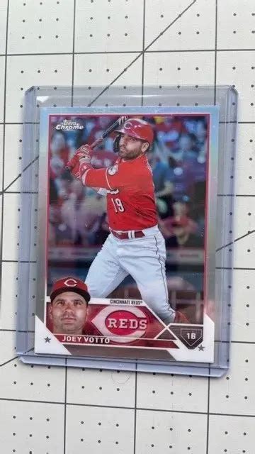 JOEY VOTTO RÉFRACTOR 2023 Topps Chrome 190 Cincinnati Reds EUR 1 39