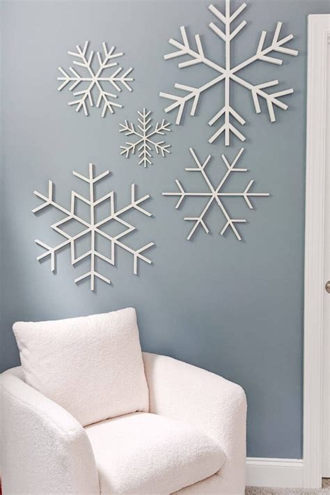 Diy Large Wooden Snowflakes Pine And Poplar