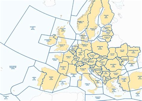 Map : Europe Airspace - Infographic.tv - Number one infographics & data ...