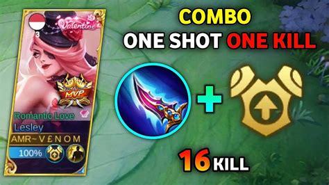 One Shot Combo Item Ini Terlalu Horor Kalo Dipake Lesley Build