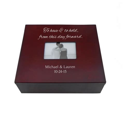 Personalized Wedding Keepsake Box | Wedding keepsake boxes, Wedding ...