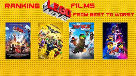 Ranking The Lego Movie Films From Best To Worst Youtube