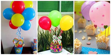 Centros De Mesa Con Golosinas Y Globos Para Fiestas Infantiles