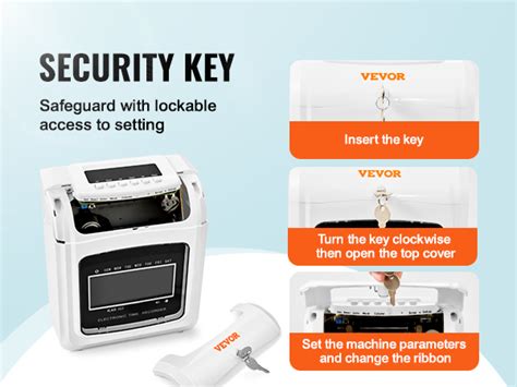 Vevor Punch Time Clock Time Tracker Machine For Employees Of Small