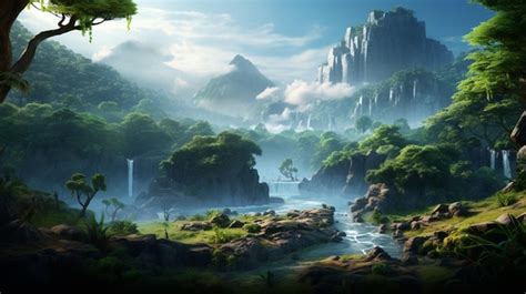 Premium AI Image | action game background