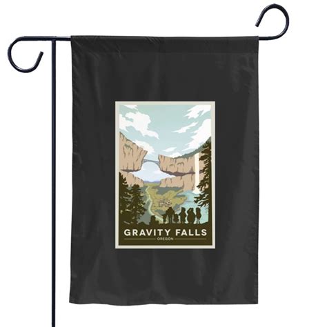 Gravity Falls Oregon Garden Flags Sold By Lyricdgross Sku 50017610