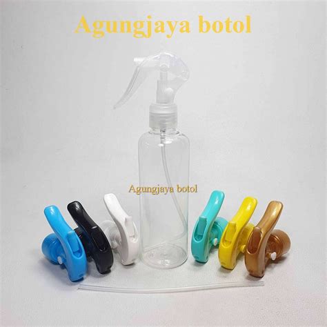 Jual Botol Plastik 250 Ml Br Natural Tutup Mini Trigger Botol Kispray