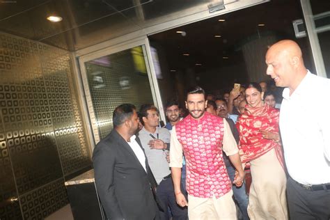 Deepika Padukone And Ranveer Singh Return To Mumbai On Th Nov