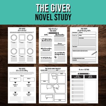 The Giver Novel Study Activity Bundle By Creating2Learn TPT