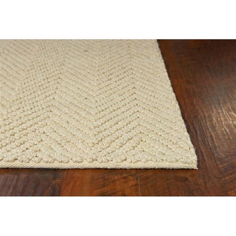 Dakota Fields Radford Handmade Hand Woven Flatweave Jute Ivory Area Rug