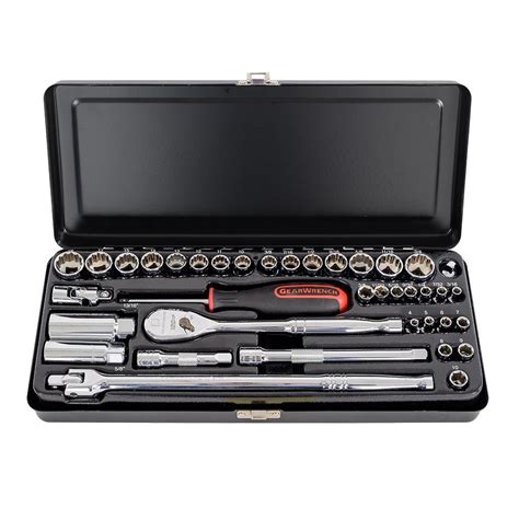 GearWrench 38pc 1/4" + 3/8" Dr 120XP 6pt & 12pt Metric / SAE Socket Set ...