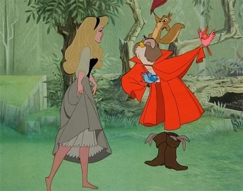 Briar Rose Dancing With Phantom Prince The Owl From Sleeping Beauty