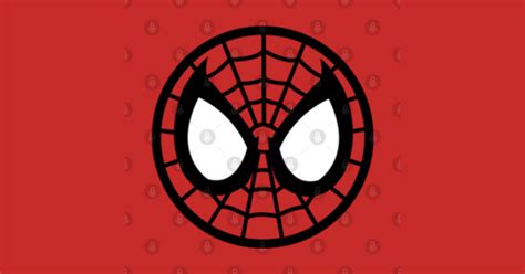 Spider-Man Mask Logo - Spider Man - Sticker | TeePublic