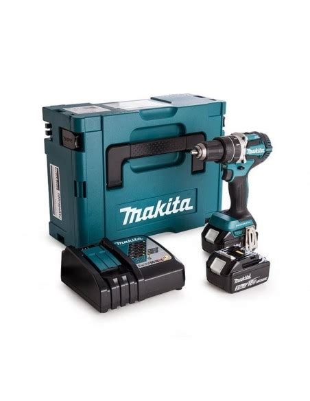 MAKITA DHP484RTJ Taladro Combinado BL 18V LXT 13 Mm