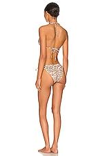 Zimmermann Mini Triangle Bikini In Leopard REVOLVE