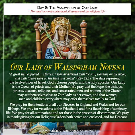 Novena In Honour Of Our Lady Of Walsingham Day 8 Catholic National