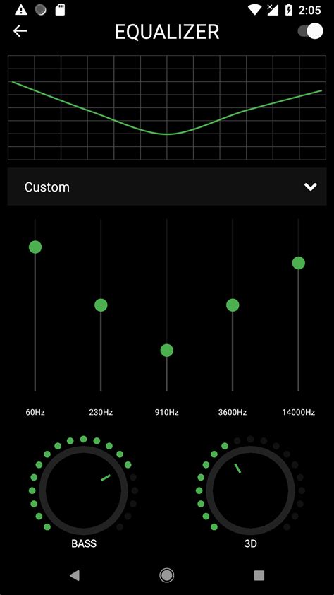 GitHub - bullheadandplato/AndroidEqualizer: Android Equalizer View that can also manage the ...