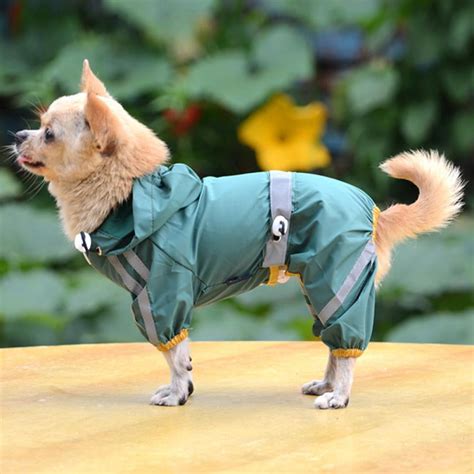 Sunmark - Dog Raincoat Dog Rain Jacket with Hood Lightweight Waterproof ...