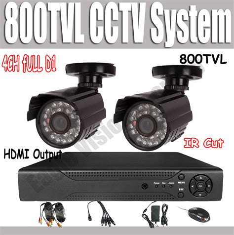 Купить 4-канальный dvr комплект видеонаблюдения системы 800tvl Открытый ...