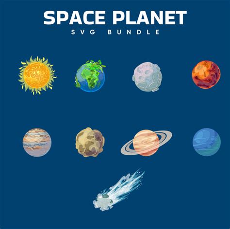 Space Planet Svg Masterbundles