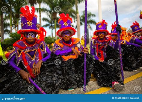 Carnival in the Dominican Republic, Men in Strange Costumes Editorial Stock Photo - Image of ...