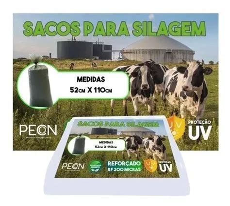 Saco Para Silagem Pacote Unidades Abra Adeiras Frete Gr Tis