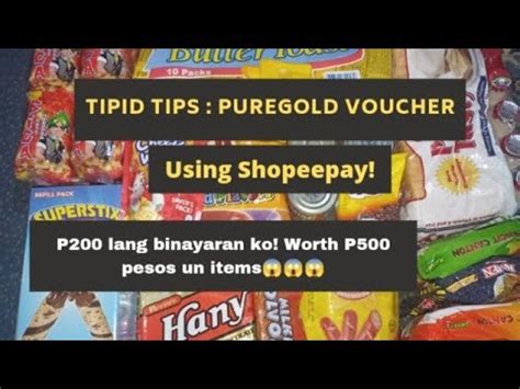 Puregold Piso Voucher Deal Paano Makatipid Sa Puregold Gamit Ang