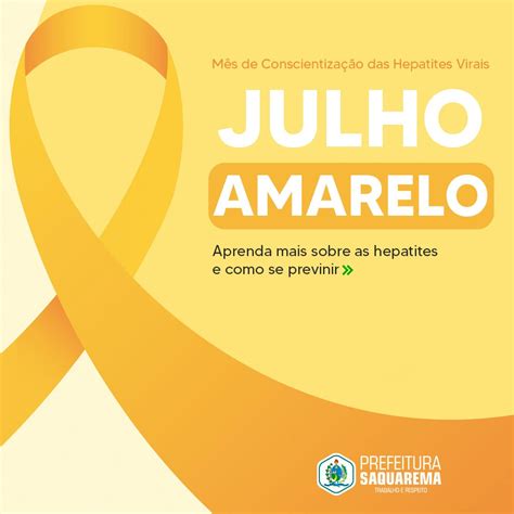 Saquarema participa da campanha Julho Amarelo ErreJota Notícias