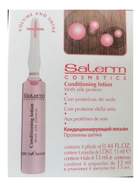 Salerm Ampollas Proteina De Seda Volumen Y Brillo X Ml Cuotas