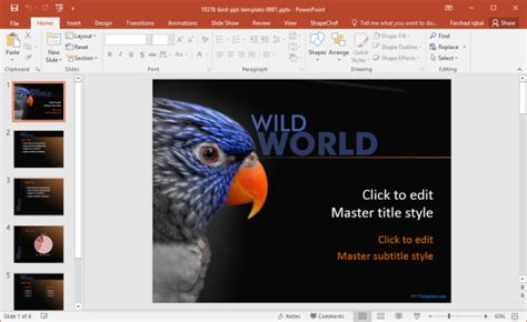 Free Wildlife PowerPoint Templates