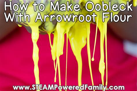 Oobleck Recipe With Plain Flour Bryont Blog