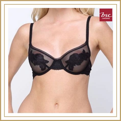 BSC Lingerie Sexy Lace Bra With See Through Structure Available In 3 Colors BB1453 R25 Shopee