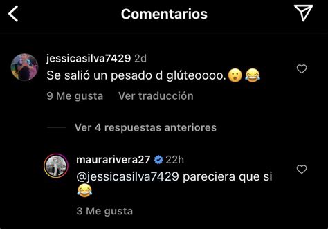 Se salió un pedazo de glúteo el detalle en la foto de Maura Rivera