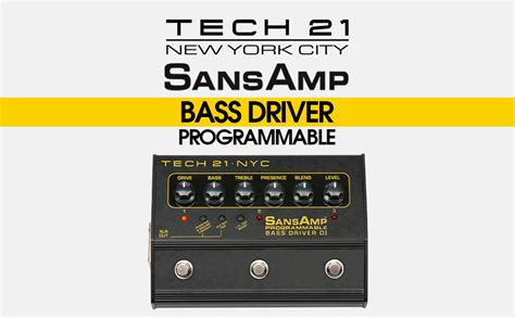 Amazon Tech Pbdr Sansamp Programmable Bass Driver Di Channel