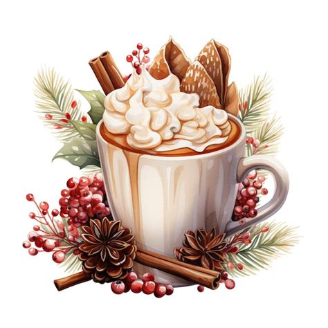 Premium AI Image Christmas Hot Cocoa