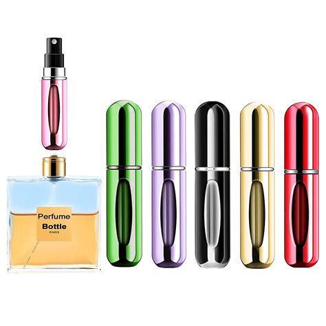 Amazon Mini Botella Atomizadora De Perfume Recargable Port Til