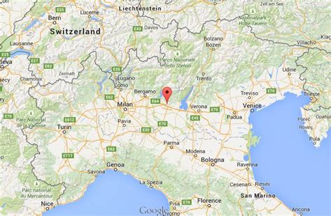 Where is Brescia map north Italy