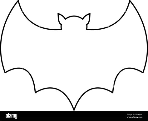 Bat icon vector sign cartoon Stock Vector Image & Art - Alamy