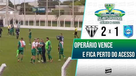 Gols Oper Rio Caarap X Ceart Campeonato Sul Mato Grossense