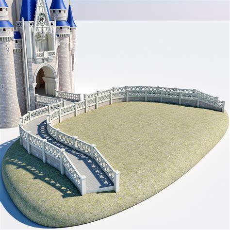 D Cinderella Castle Model