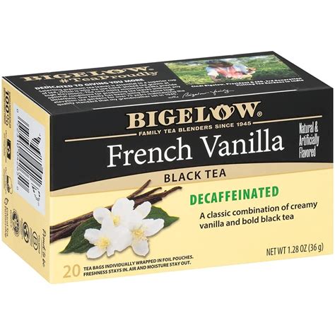 Bigelow Tea Decaffeinated French Vanilla Black Tea Bags 120 Count